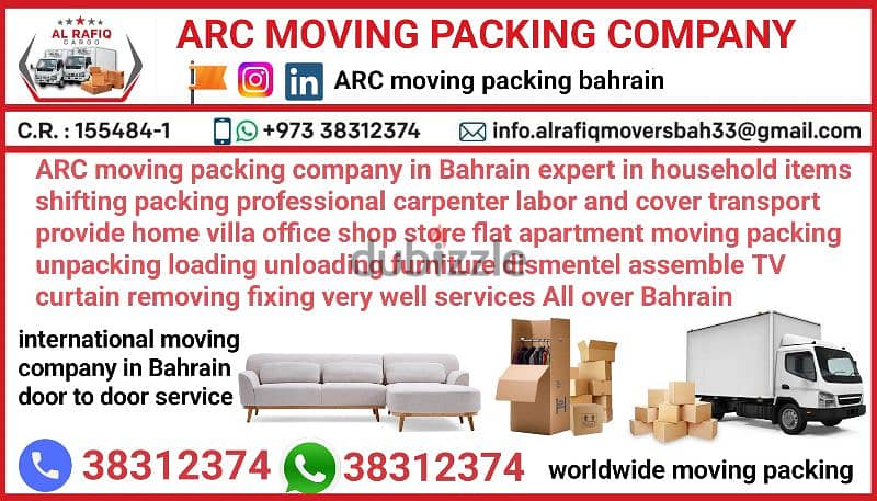 home packer & mover Bahrain 38312374 WhatsApp mobile 1