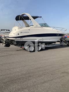 Larson Cabrio 274 boat 2011 with canopy and EZ Loader trailer 0