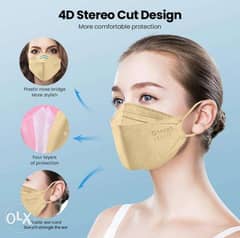 4D design face mask (fish mask) and reusable facemask 0