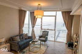 For rent new studio seef. prime location modern. fully furnished sea 0