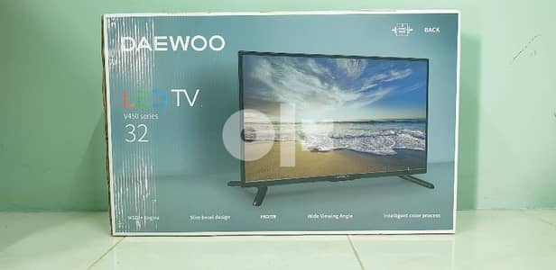 DAEWOO 32-inch TV + Chrome cast + Airtel Receiver