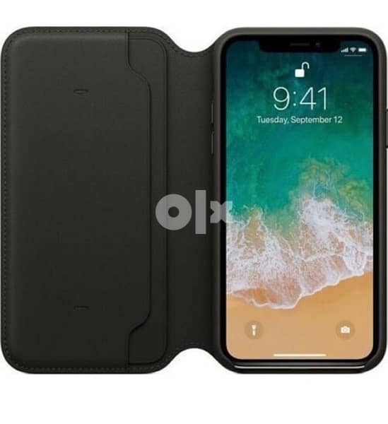 New Original Apple X/XS Leather Wallet Case / Cover 0