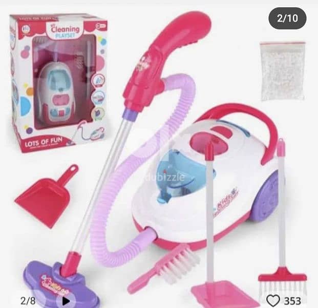 cleaning toy set with free delivery. 1