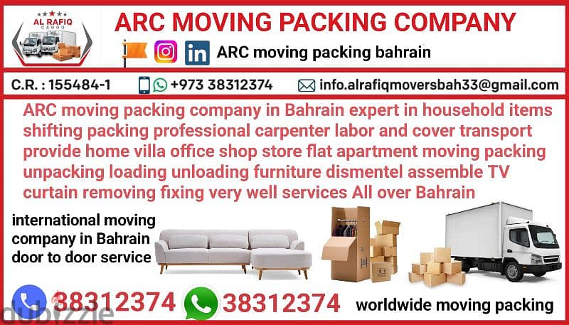 packer mover company in Bahrain 38312374 WhatsApp mobile please con 1