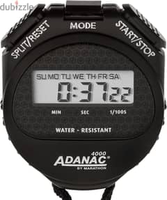 MARATHON ST083009 Adanac 4000 Digital Stopwatch Timer with Extra Large 0