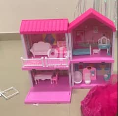doll house and bowling balls 0