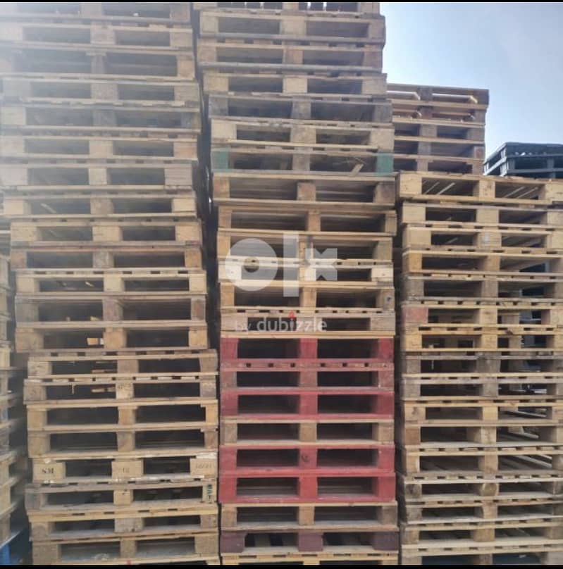 Used, recycled wooden pallets, wooden boxes, crates, liftvan etc 15