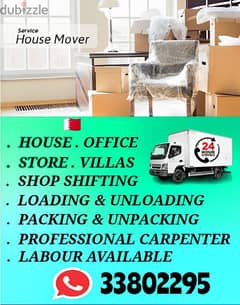 HOUSE MOVING & INSTALLING FURNITURE FOR VILLAS OFFICE FLAT SHIFTING