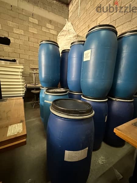 Plastic drums, Steel Drums , IBC Tanks , Jumbo bags available 2