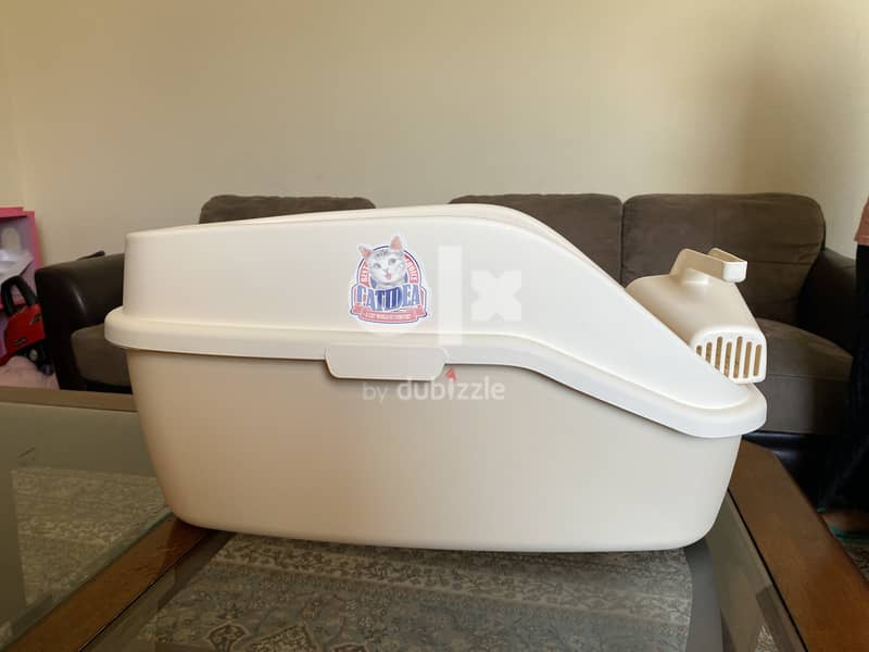 Cat litter box with scooper for Sale 2