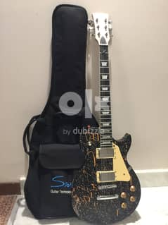 Gibson Les Paul model electric guitar (copy) with its case. 0