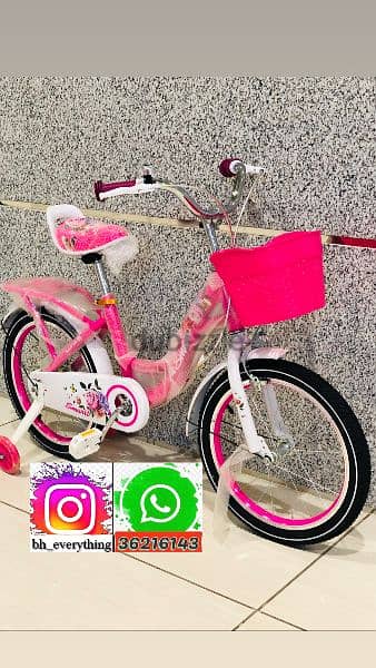 (36216143] Cycle for kid’s with LED Lights on the side wheels size 18 1