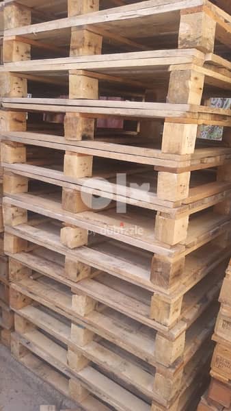 Used wooden pallets and wooden crates in very cheap price 2