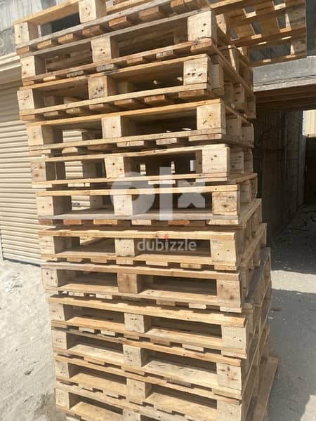 Used wooden pallets and wooden crates in very cheap price 6