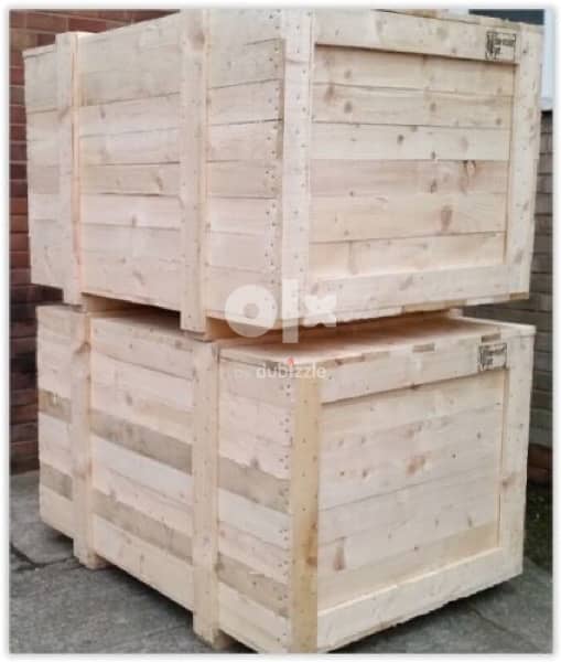 Used wooden pallets and wooden crates in very cheap price 12