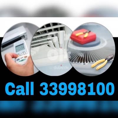 Split Window Central AC service repair maintenance call 33998100