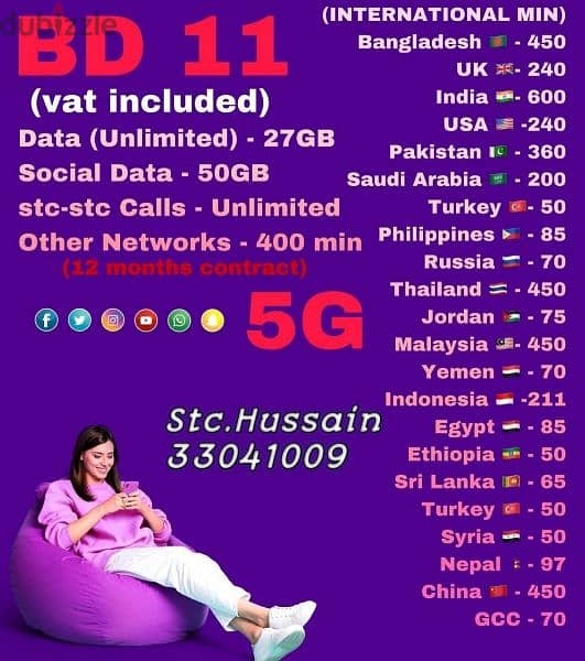 STC , 5G Home, 5G Mobile, Fiber , Available 6