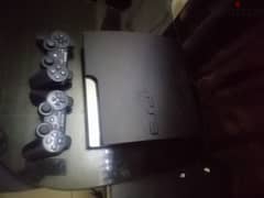 PS3 Slim with 2 controller for sale.