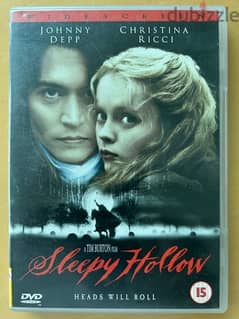 Sleepy Hollow DVD starring Johnny Depp