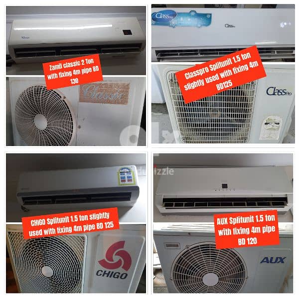 Variety of Ac in good  condition for sale with delivery and fixing 5