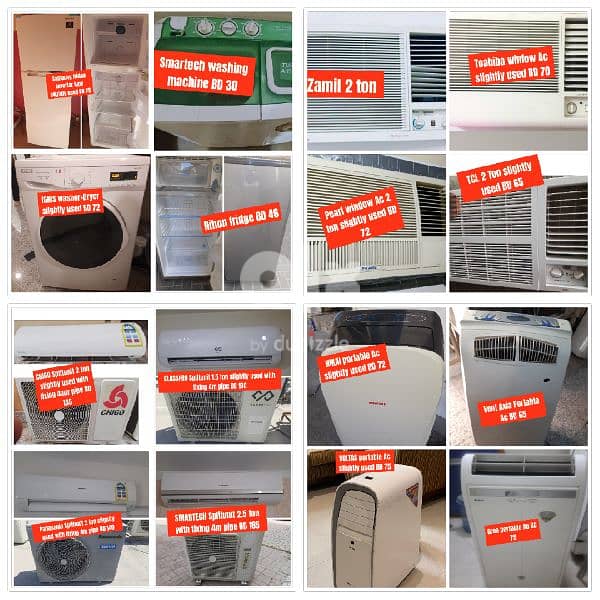 Variety of Ac in good  condition for sale with delivery and fixing 8