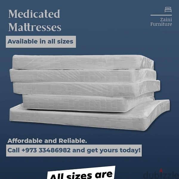 New medicated mattress and furniture for sale 1