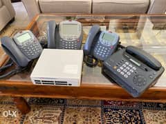 IP Office Telephone system 3 lines and Panasonic fax machine 0