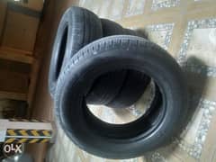 For sale Dunlop tires 205/65R16 like new flat free rhino glue 0