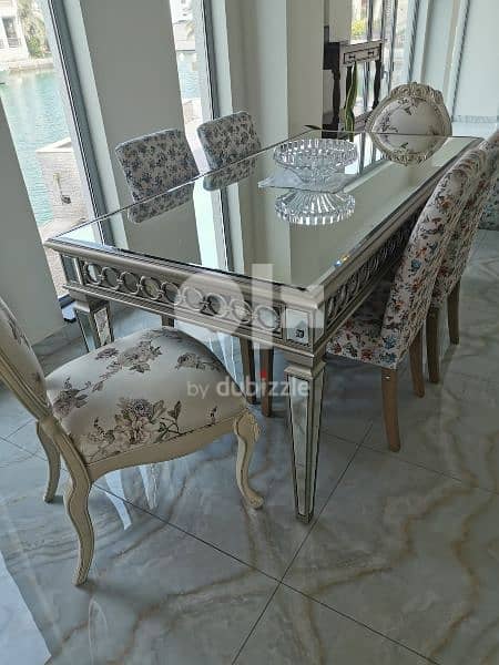 Designer mirror dining table 1