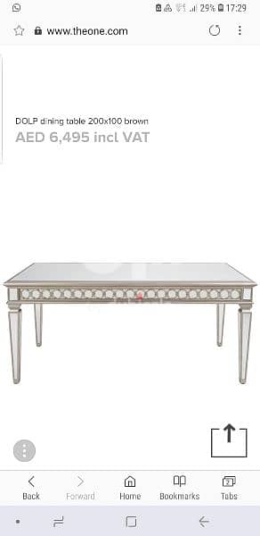 Designer mirror dining table 2