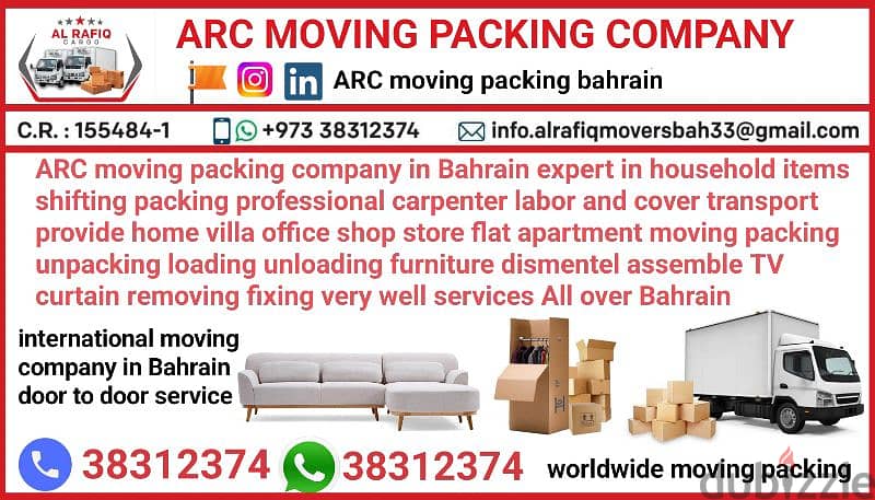best movers and Packers company in Bahrain  38312374 WhatsApp 1