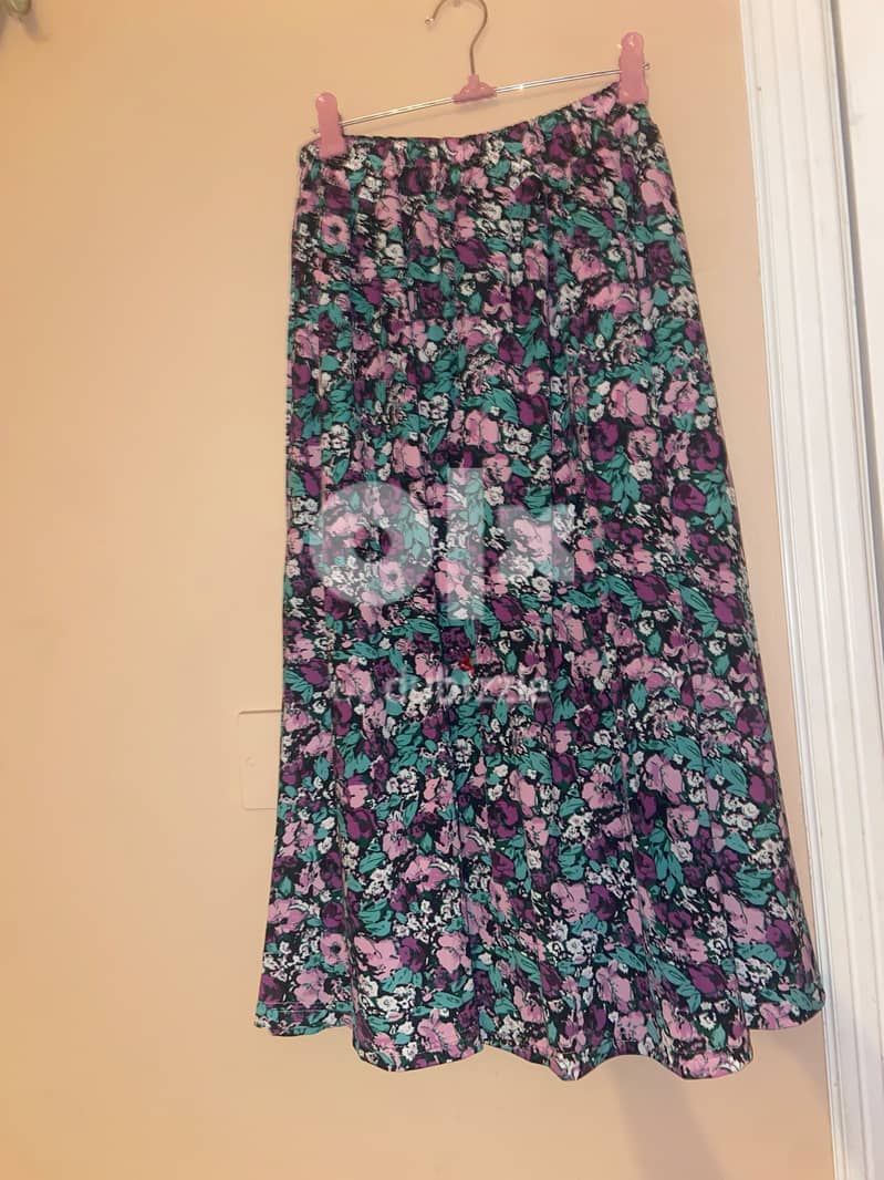 Ella = Printed A-Line Skirt 2