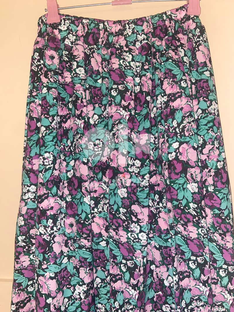 Ella = Printed A-Line Skirt 3