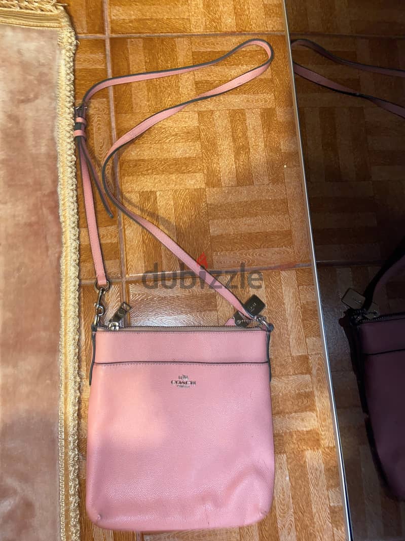 Coach Pink Crossbody 1