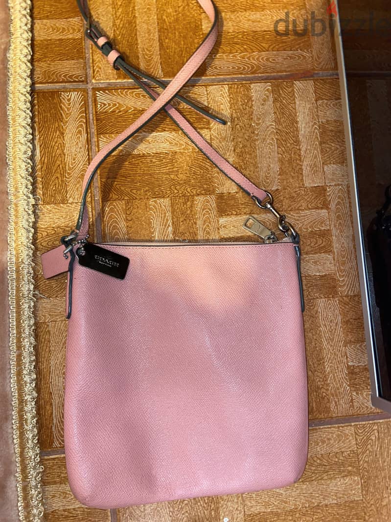 Coach Pink Crossbody 3