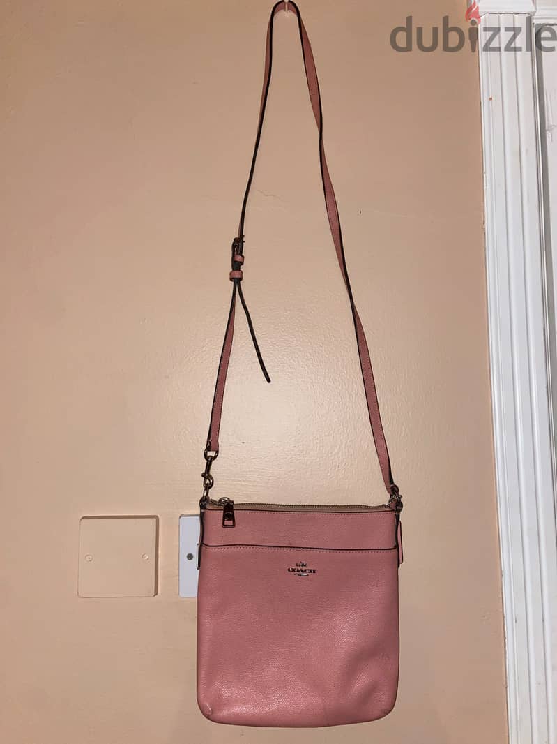 Coach Pink Crossbody 4