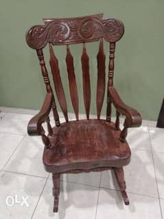 Old antique rocking chair 0