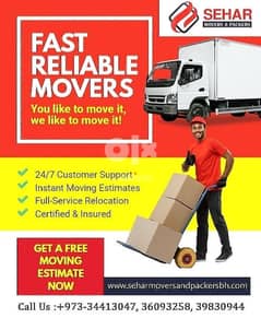 professional moving packing service Available