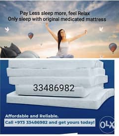 Brand new original medicated mattress for sale at factory rates only 0