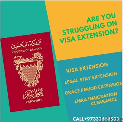 Visa extension legal stay LMRA emigration clearance. done in few hours