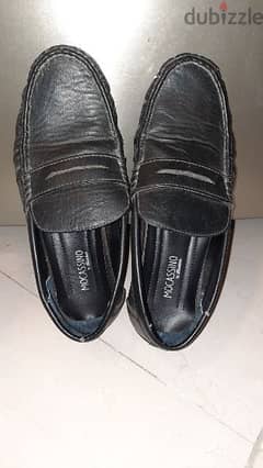Men Bata Leather Formal Shoes MOCASSINO 0