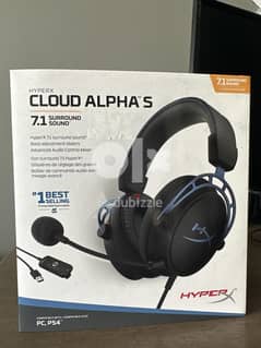 Hyper x cloud alpha s,works for pc and PlayStation,used for 2 months.