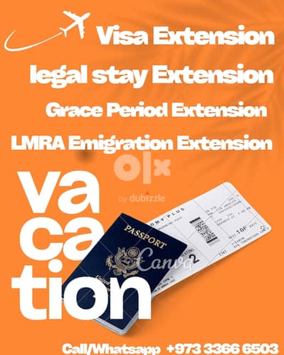 extend visa exxtension legal stay extension lmra emigration clearance