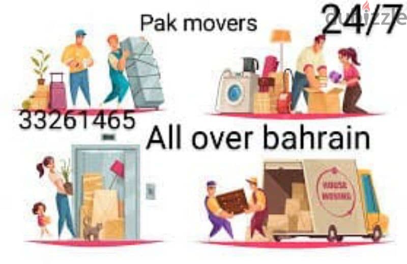Pak movers all over Bahrain low price 4