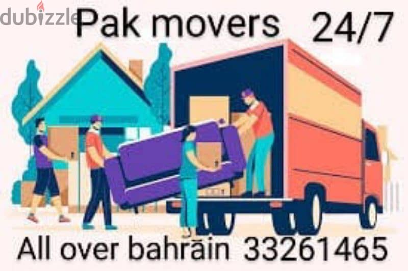 Pak movers all over Bahrain low price 5