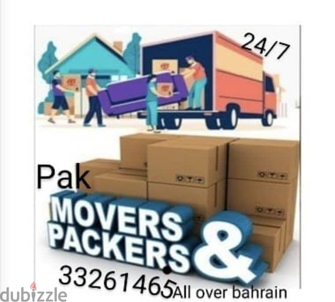 Pak movers all over Bahrain low price 6