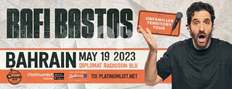 VIP TICKET-Rafi Bastos Stand Up Comedy Show-The Diplomat Radisson Blu 0
