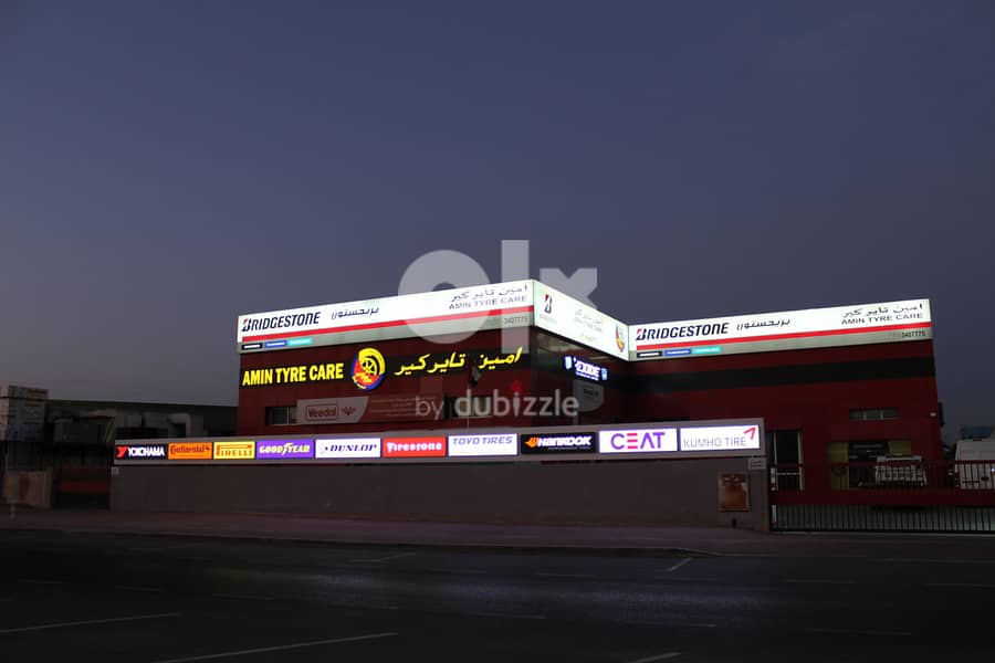 Sign Boards لوحات ارشاديه , Cladding, Shop Stickers, 3D Signages 1