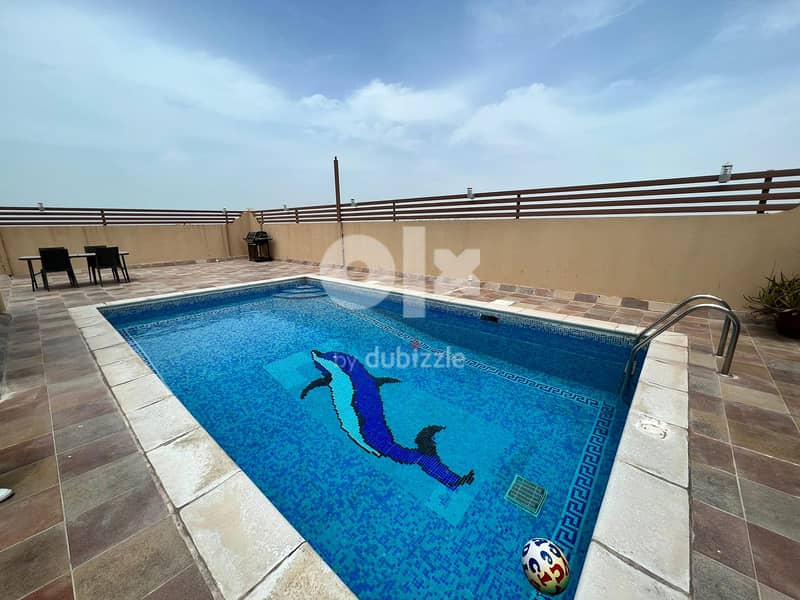 2 b/r un furnished apartment with pool 0