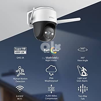 IMOU Cruiser SE 4MP Security Camera Outdoor & Indoor/2 Megapixel/-wifi 6